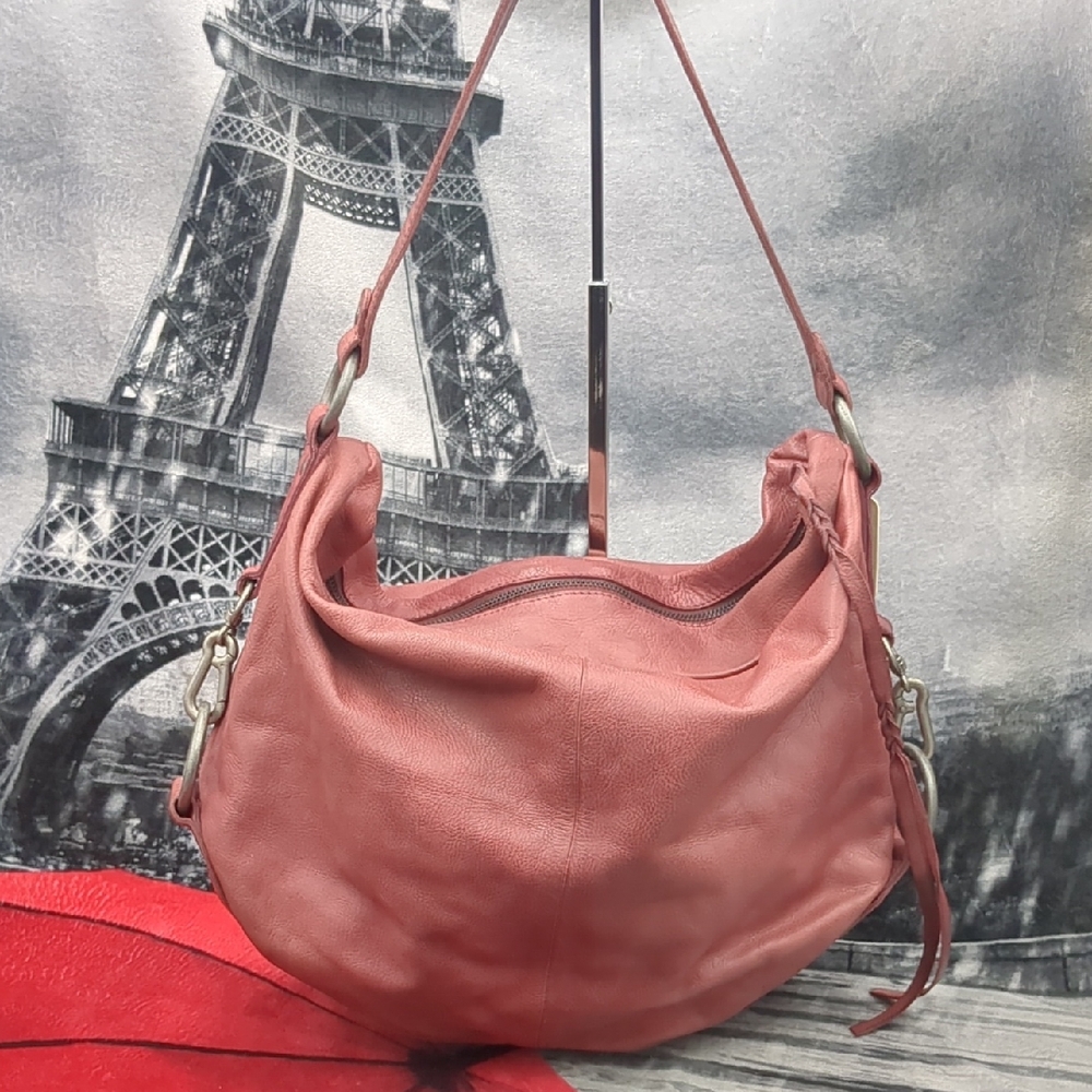 Free People Rare Find Raspberry Hobo